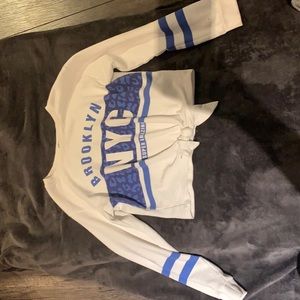 White and blue shirt from H&M size 8-10